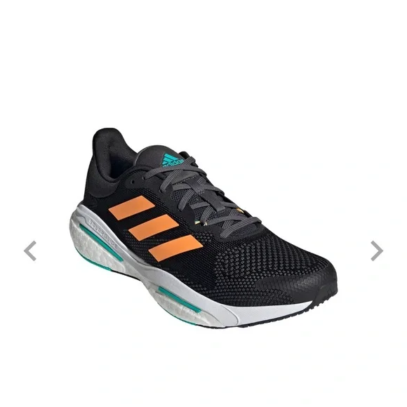 adidas Men's Solar Glide 5 Shoes Black/Orange